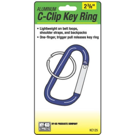 Hy-Ko KC125 C-Clip Key Ring- Small 810812